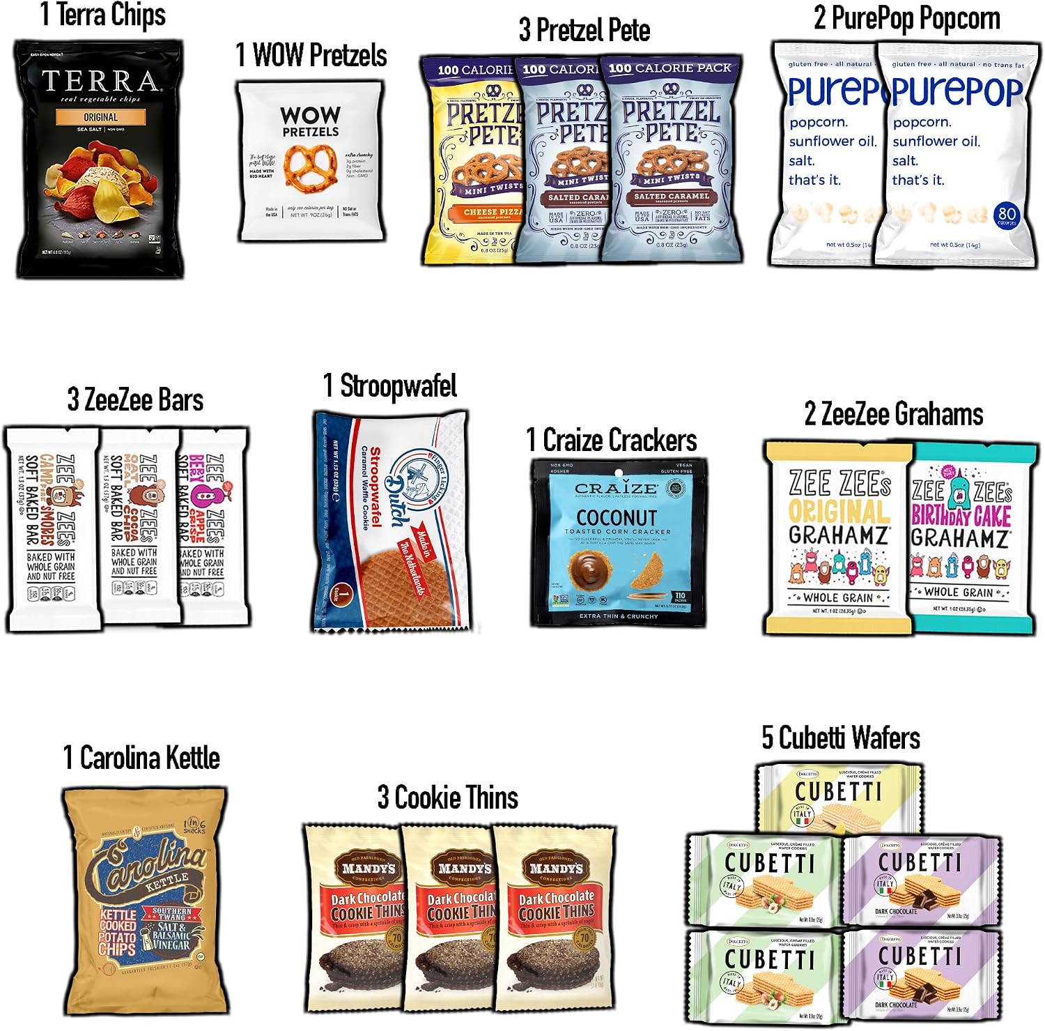 CRAVEBOX Gourmet Value Snack Box (Variety Pack) Summer Care Package Specialty Private Label Healthy Variety - Image 2